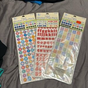 Sticker flip pack alphabet